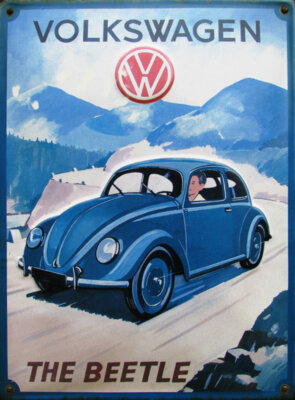 Retro VW Beetle Ad