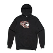 Psychedelic VW Kombi Bus - Women's Gildan  Hooded Sweatshirt