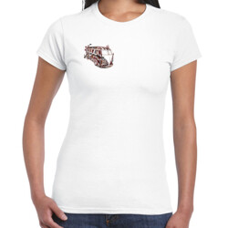 Psychedelic VW Kombi Bus - Women's 'Gildan' Slim T-Shirt