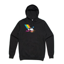 Rainbow VW Kombi - Women's Gildan  Hooded Sweatshirt