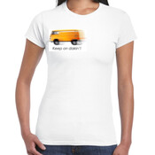 Fast VW Kombi Van - Women's 'Gildan' Slim T-Shirt